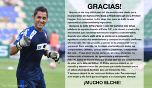 Read more about the article ¡¡¡Un hasta siempre, mi Elche!!!